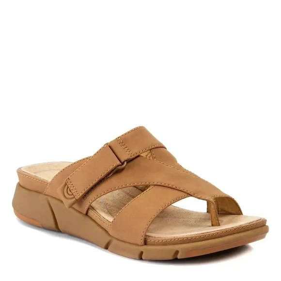 BareTraps Shoes - NIB Baretraps Nalani Caramel Slide Sandals